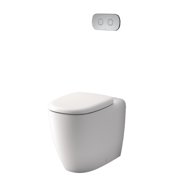 Caroma Contura II Cleanflush Invisi Series II Wall Faced Suite Matte White