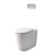 Caroma Contura II Cleanflush Invisi Series II Wall Faced Suite Matte White