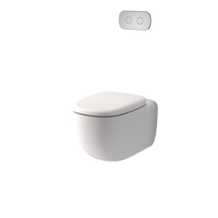 Caroma Contura II Cleanflush Wall Hung Invisi Series II Suite GermGard Matte White