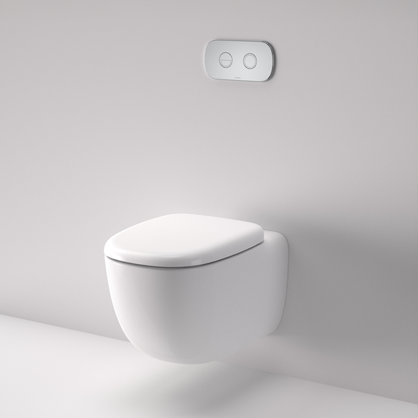 Caroma Contura II Cleanflush Wall Hung Invisi Series II Suite GermGard White