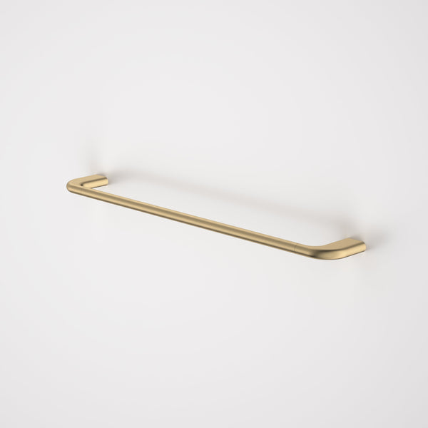 Caroma Contura II 620mm Single Towel Rail Brushed Brass