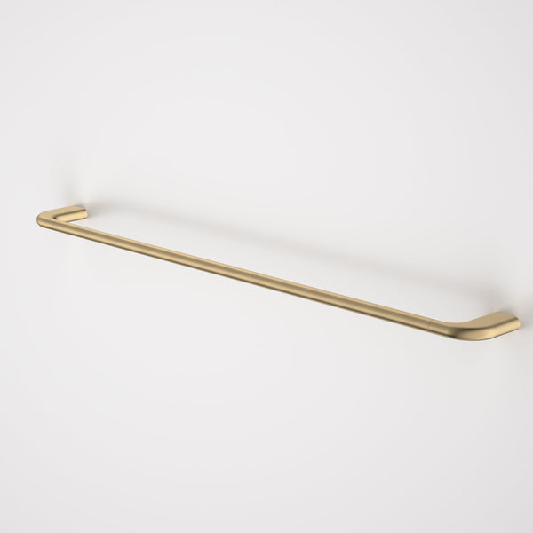 Caroma Contura II 820mm Single Towel Rail Brushed Brass