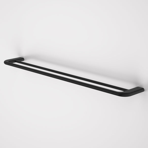Caroma Contura II 820mm Double Towel Rail Matte Black