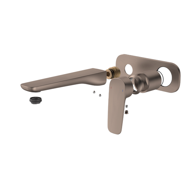 Caroma Contura II 180mm Wall Basin/Bath Mixer (Trim Kit Only) Lead Free Brushed Bronze