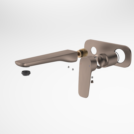 Contura II 180mm Wall Basin/Bath Mixer (Trim Kit Only) Lead Free Brushed Bronze
