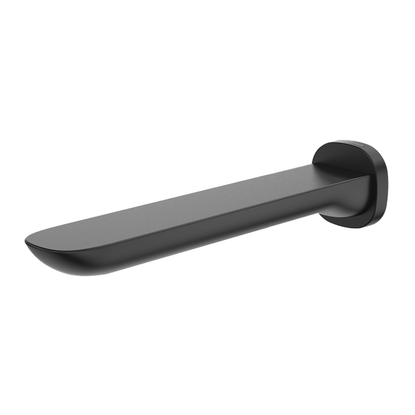 Caroma Contura II Basin/Bath Outlet 220mm Matte Black