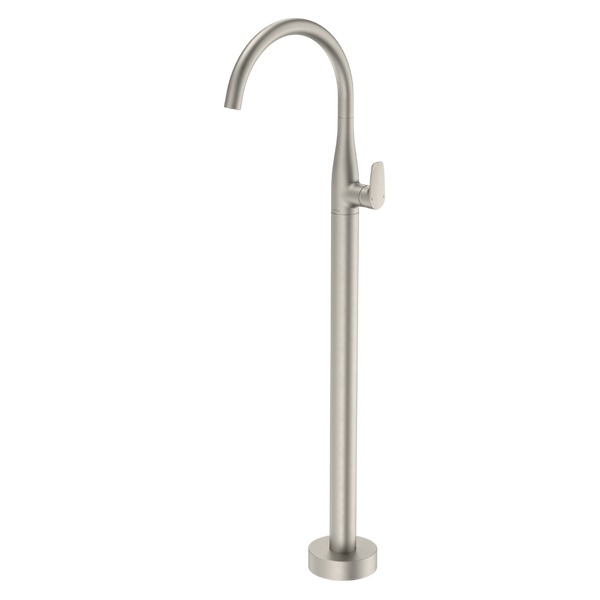 Caroma Contura II Freestanding Bath Filler Brushed Nickel
