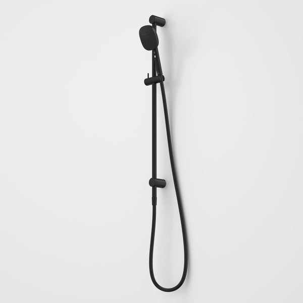 Caroma Contura II Rail Shower Black