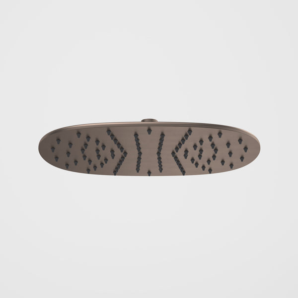 Caroma Contura II Rain Shower 300mm Brushed Bronze