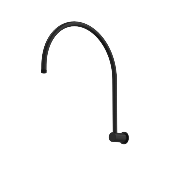 Caroma Upswept Shower Arm Matte Black