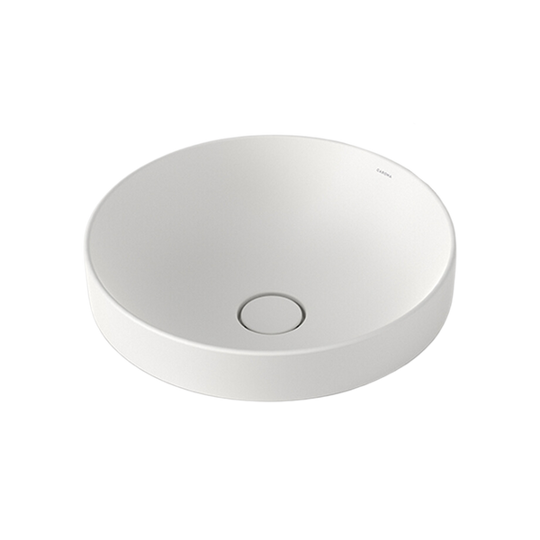 Caroma Liano II 400mm Round Inset Basin Matte White