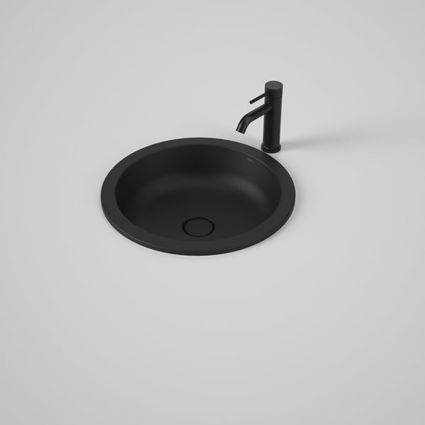 Caroma Liano II 440mm Round Under/Over Counter Basin Matte Black