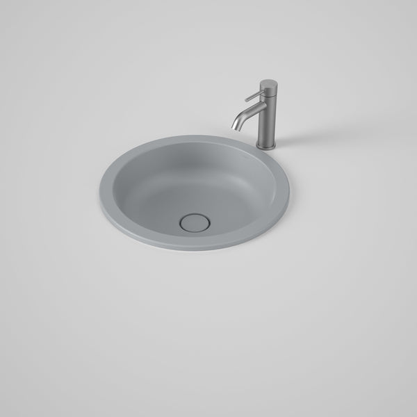 Caroma Liano II 440mm Round Under/Over Counter Basin Matte Grey