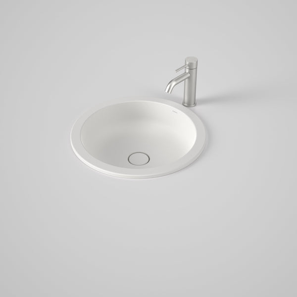 Caroma Liano II 440mm Round Under/Over Counter Basin Matte White