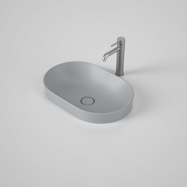 Caroma Liano II 530mm Pill Inset Basin Matte Grey