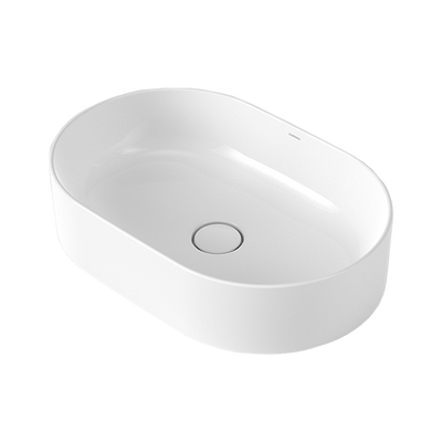 Caroma Liano II 530mm Pill Above Counter Basin Gloss White