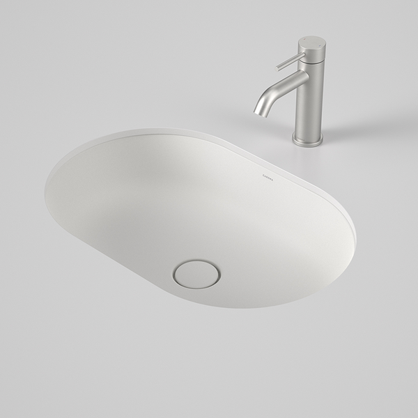 Caroma Liano II 580mm Pill Under/Over Counter Basin Matte White