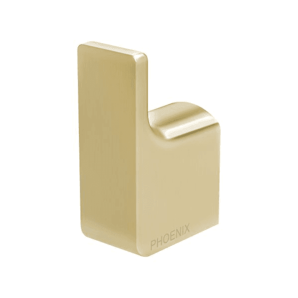 Phoenix Gloss Robe Hook Brushed Gold