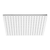 Phoenix Lexi Shower Rose 350mm Square Stainless Steel