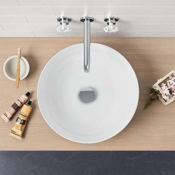 Caroma Tribute 405mm Round Above Counter Basin White