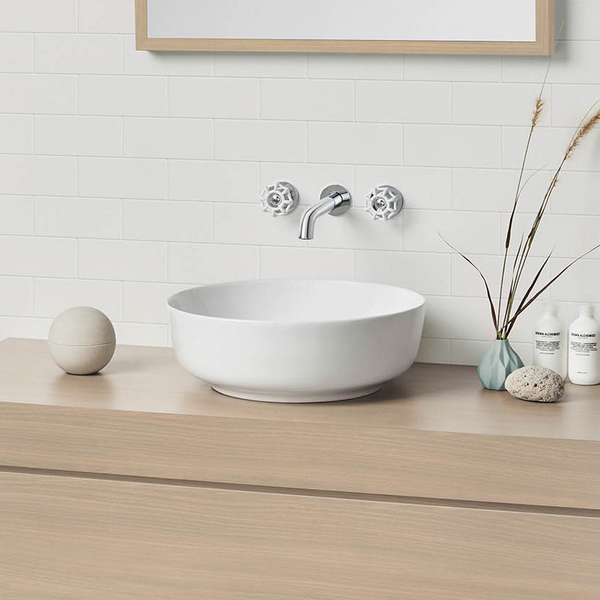Caroma Tribute 405mm Round Above Counter Basin White