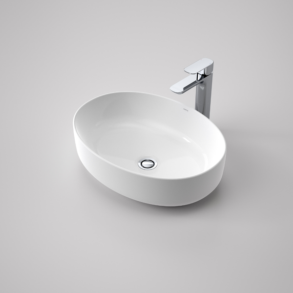 Caroma Tribute 510mm Oval Above Counter Basin White