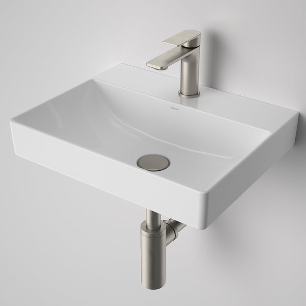 Caroma Urbane II Basin Dome Pop-Up Plug & Waste Brushed Nickel