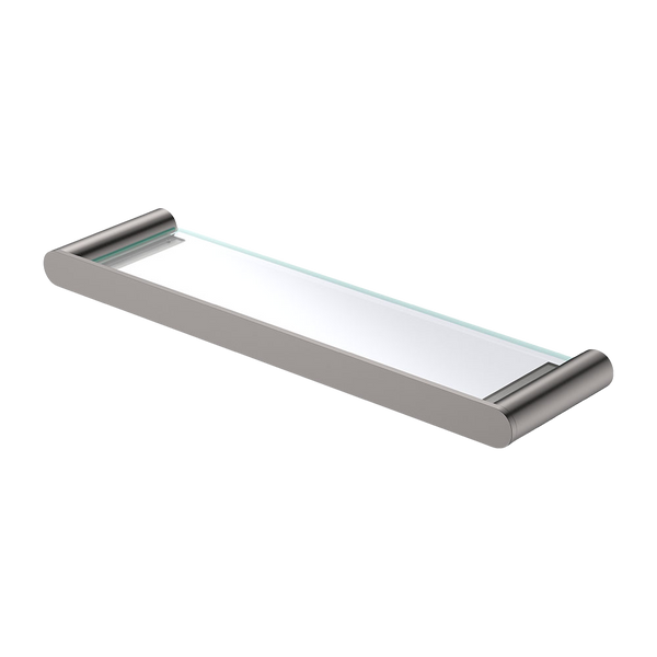 Fienza Empire Slim Glass Shelf Gunmetal