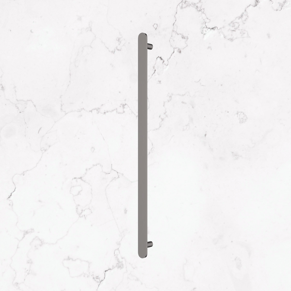 Fienza Empire Slim Vertical Heated Towel Rail 60 x 900mm Gunmetal