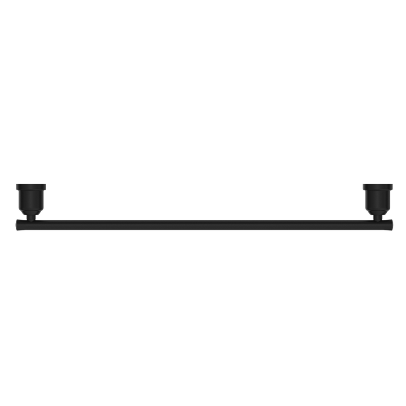 York Single Towel Rail 600mm Matte Black