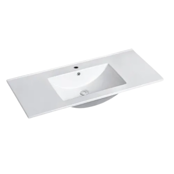 Otti Laguna Mark II 900mm Matte White Wall Hung Vanity