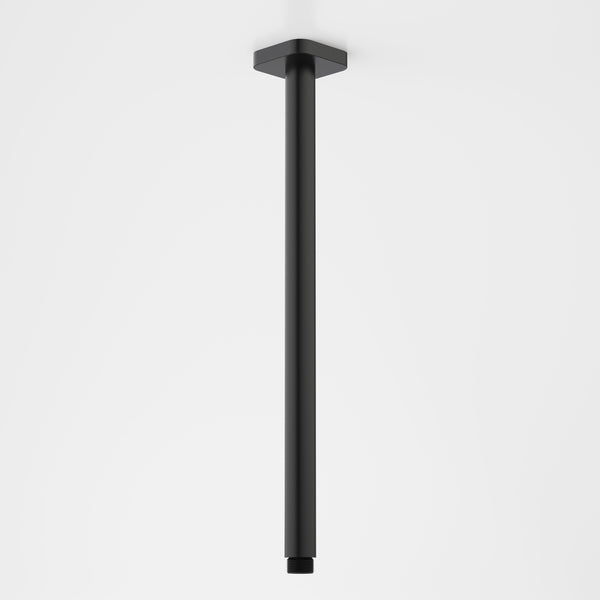 Caroma Luna Straight Arm Square Flange 410mm Black