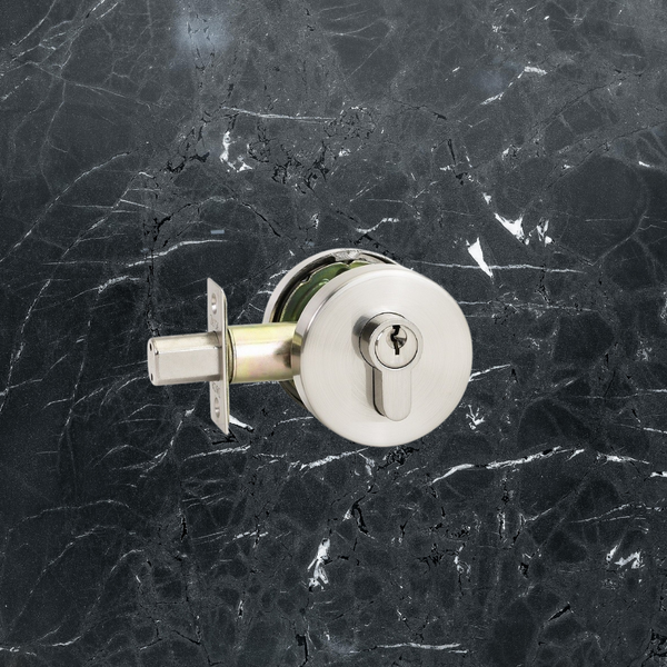 Zanda Futura Slimline Deadbolt Brushed Nickel