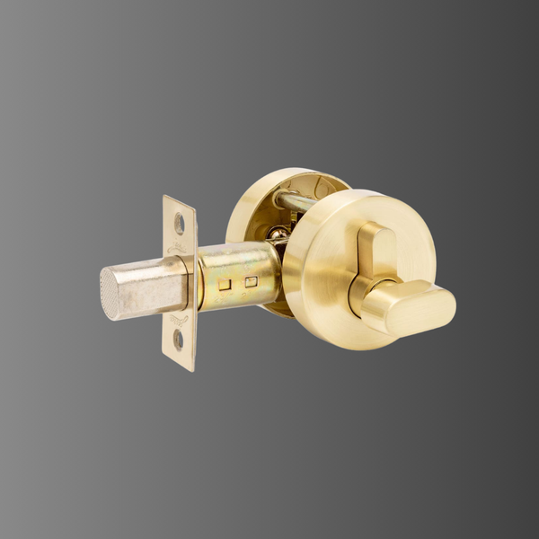 Zanda Futura Slimline Deadbolt Satin Brass