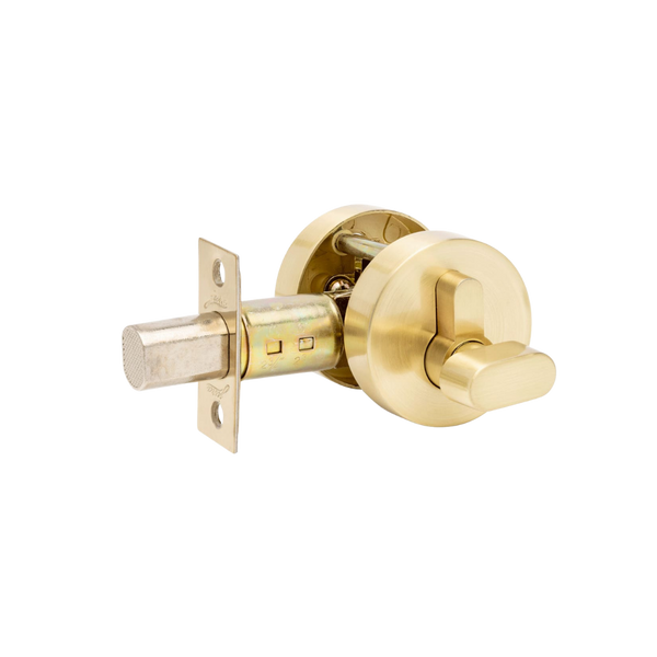 Zanda Futura Slimline Deadbolt Satin Brass