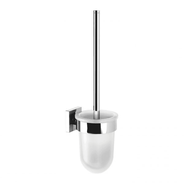 Phoenix Radii Toilet Brush & Holder Square Chrome