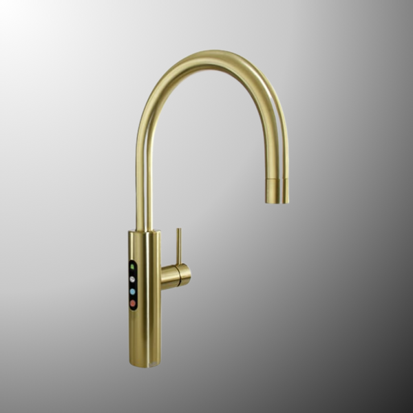 Billi OmniOne Pro20 with Gooseneck Multifunction Mixer Tap Urban Brass
