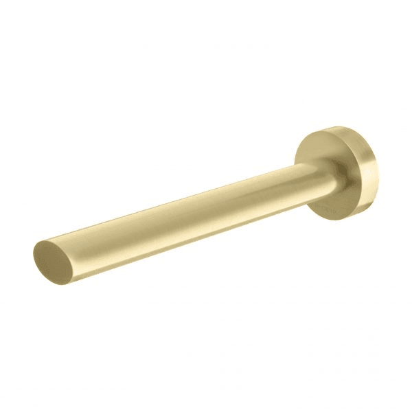 Phoenix Vivid Slimline Oval Wall Basin Outlet 180mm Brushed Gold