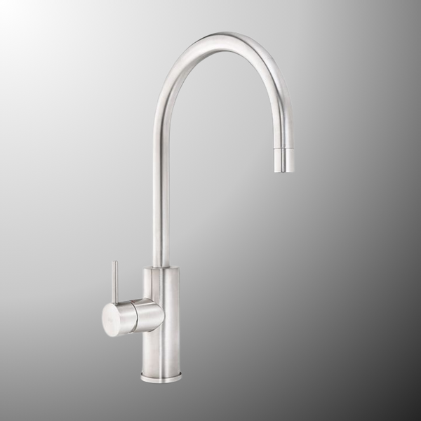 Zip Water Arc Mixer Tap Mains Brushed Nickel