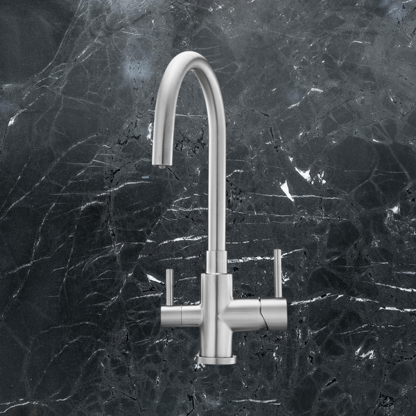 Zip Water 3 Way Filtered Mixer Tap Stainless Steel