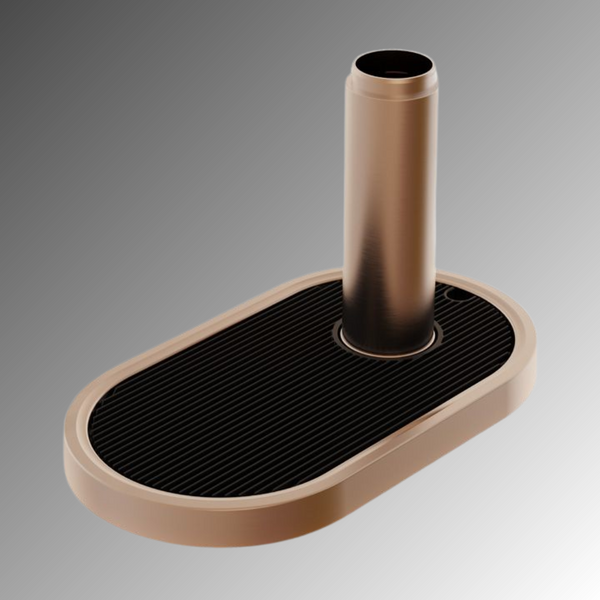 Zip Water Font Kit Raised Brushed Bronze