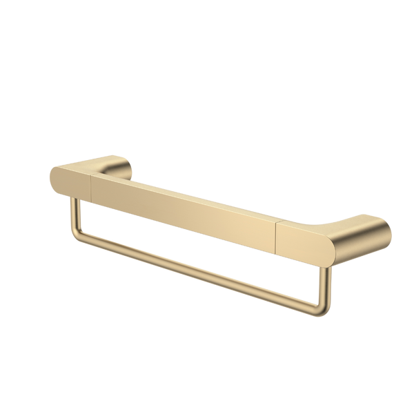 Caroma Urbane II Universal Towel Rail 400mm Set Brushed Brass