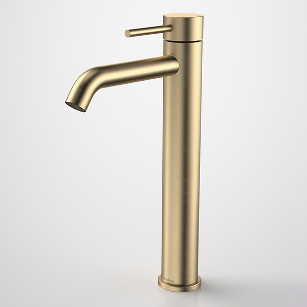 Caroma Liano II Lead Free Tower Basin Mixer Brushed Brass