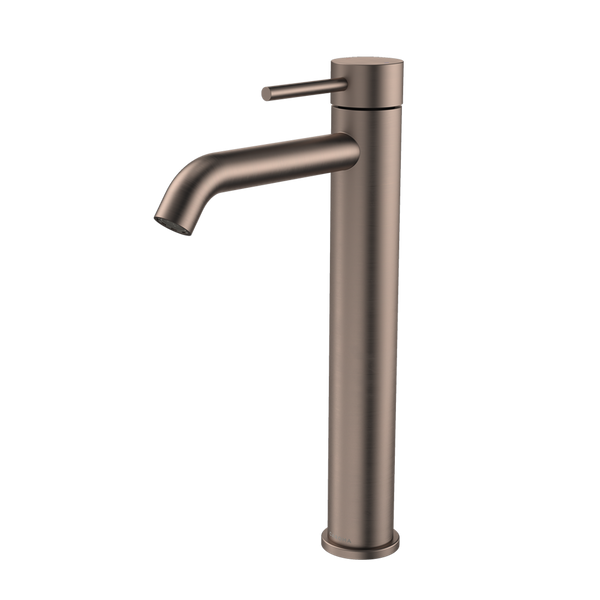 Caroma Liano II Lead Free Tower Basin Mixer Brushed Bronze