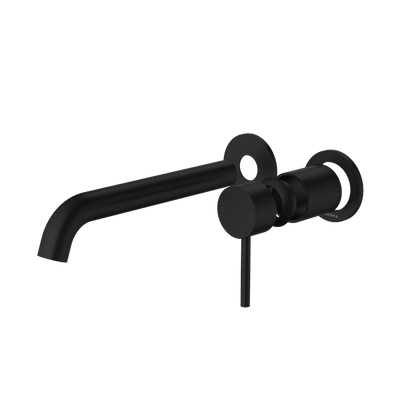 Caroma Liano II 210mm Wall Basin/Bath Mixer (Trim Kit Only) Lead Free Matte Black