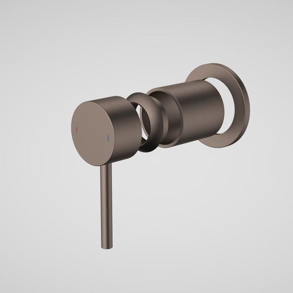 Caroma Liano II Bath/Shower Round Wall Mixer (Trim Kit Only) Brushed Bronze