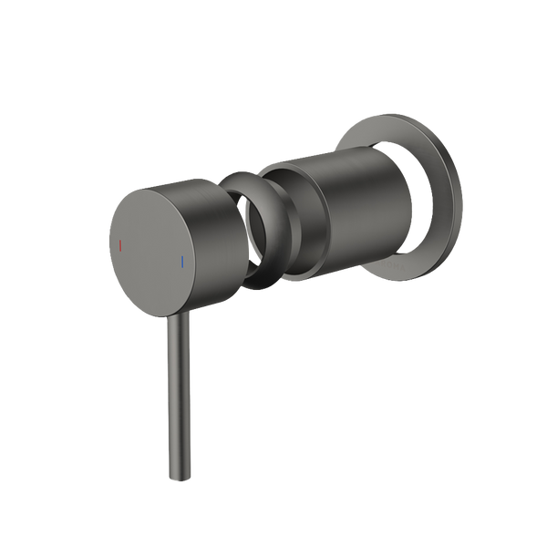 Caroma Liano II Bath / Shower Trim Kit Round Gunmetal