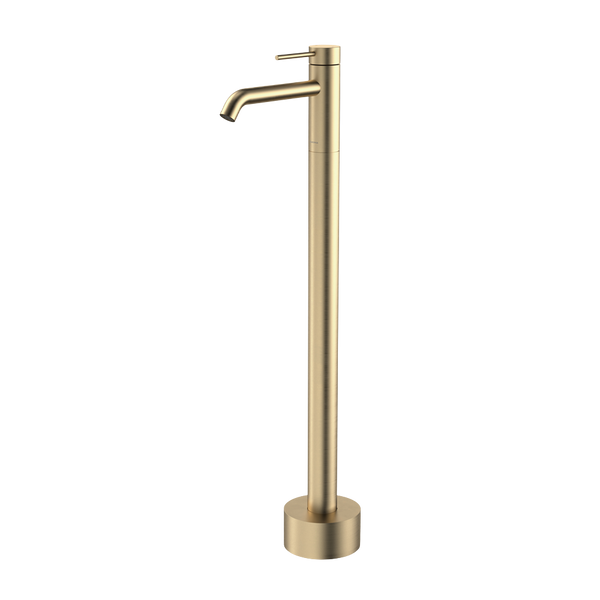 Caroma Liano II Freestanding Bath Filler Brushed Brass