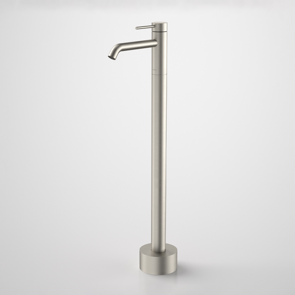 Caroma Liano II Freestanding Bath Filler Brushed Nickel