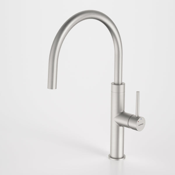 Caroma Liano II Sink Mixer Brushed Nickel Lead Free